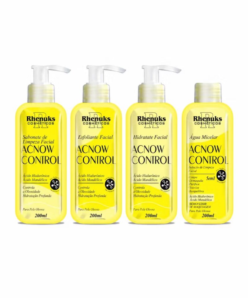 Kit de Cuidados Faciais Acnow Control