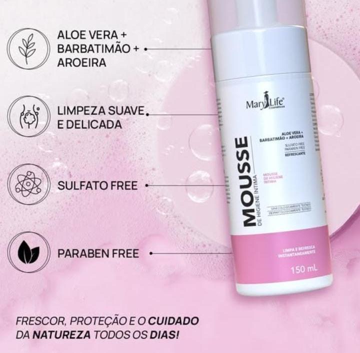 Mousse de Higiene Íntima Mary Life
